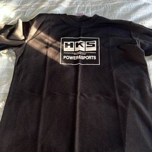 HKS power & sports men’s black t shirt